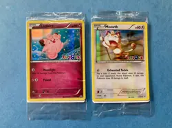 Two Sealed Pokemon Toys R Us Holo Promos- Clefairy and Meowth - Image 1