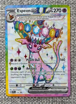 Pokemon Espeon ex SVP 175 Premium Figure Collection Black Star Promo NM - Image 1