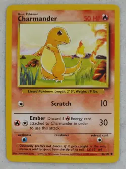 Pokemon TCG Charmander 46/102 Base Set Common 🔥 - Image 1