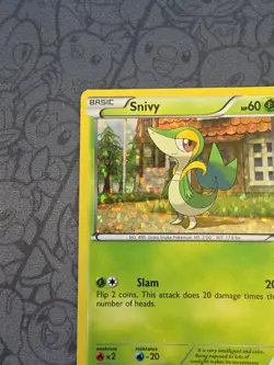 Pokemon: Snivy #1/12 Holo Rare 2011 Mcdonald's Promo McDonald's - LP - H44 - Image 4