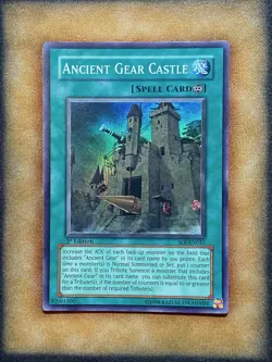 Yugioh Ancient Gear Castle SOI-EN047 Super Rare 1st Ed LP - Image 1
