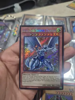 Yu-Gi-Oh! Blue-Eyes Shining Dragon LCKC-EN008 Secret Rare - Image 1