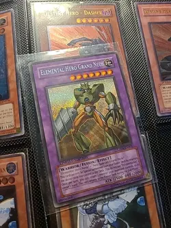 Yu-Gi-Oh! TCG Elemental Hero Grand Neos CT04-EN001 Secret Rare Limited LP - Image 1