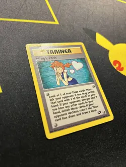 Misty’s Wish 108/132 PL -Vintage Rare Pokemon Card- Gym Challenge (7q) - Image 5