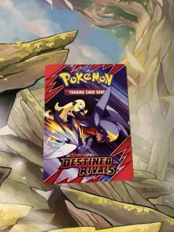 Cynthia & Garchomp - Destined Rivals - Trainer Tips Card NM - Image 1