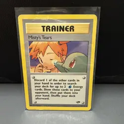 NM Misty's Tears Banned 118/132 Reg. Unlimited Gym Challenge Pokemon Card - Image 1
