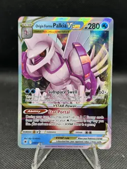 Pokemon Origin Forme Palkia VSTAR 040/189 SWSH10: Astral Radiance card Near Mint - Image 1