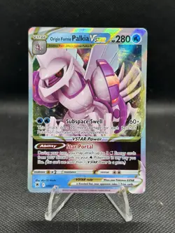 Pokemon Origin Forme Palkia VSTAR 040/189 SWSH10: Astral Radiance card Near Mint - Image 2