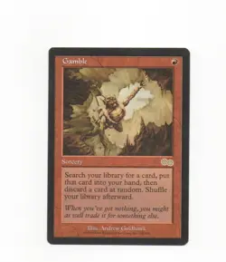 Magic The Gathering Rare card Gamble (Urza’s Saga) - Image 1