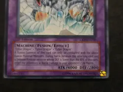 Cyber End Dragon CRV-EN036 1st Edition - Yugioh Holo Card - Image 2