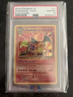 Pokemon TCG XY Evolutions Charizard 11/108 Holo Rare Card PSA 10 - Image 1