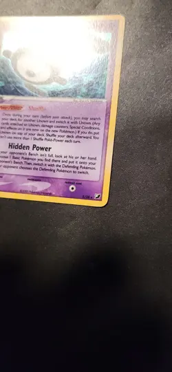 Pokemon TCG Unown Holo Rare Card E/28 Unseen Forces 2005 LP Condition - Image 5