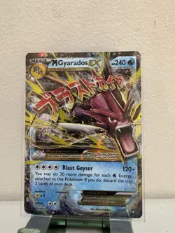 Pokemon Mega Gyarados EX TCG Holo Ultra Rare Card Breakpoint 27/122 - Image 1