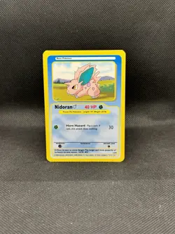Nidoran Funskool Pokemon Card 2004 India Rare Trading Cards Pokemon - Image 1
