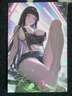 Matchmaker 2 Spicy Waifu A5 Size Card Board Hinata Naruto Jeans - Image 1