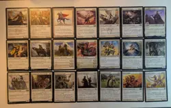 Magic the Gathering Knight themed lot. White. 21 Cards.MTG collection. - Image 1