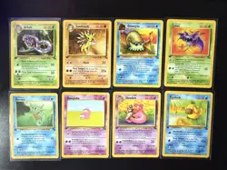 1st Edition Pokemon Fossil Lot Of 8 Uncommon/Common Cards NM/LP - Image 1