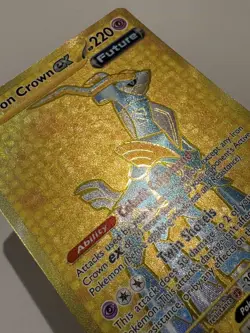 Pokemon TCG Iron Crown EX Hyper Rare Card Temporal Forces 216/162 NM - Image 4