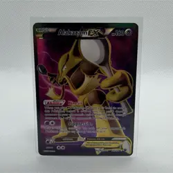 Pokemon Alakazam EX Full Art Ultra Rare Holo 117/124 Fates Collide TCG Card - Image 1