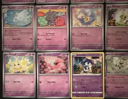 Pokemon TCG | CUTE Pink Aesthetic | NM | Mixed Sets ✨- 18 Cards - Image 3