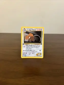 Lt. Surge's Raticate Gym Challenge 53/132 Regular Card FIRST EDITION - Image 5