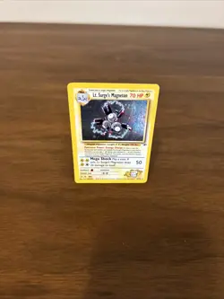 Pokemon Lt. Surge's Magneton 8/132 Gym Heroes Holo Card - Image 4