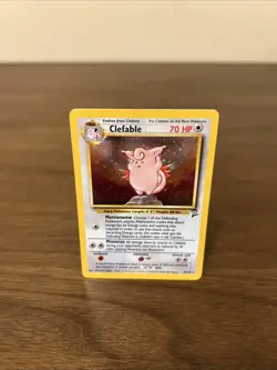 Pokemon Clefable Holo TCG Base Set 2 Card 5/130 Pokemon - Image 3