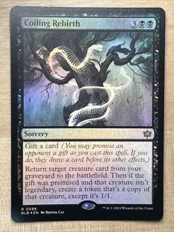 Coiling Rebirth (Foil) - Bloomburrow BLB - Rare - MTG Magic - Pack fresh - Image 1