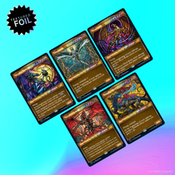 MTG Secret Lair NEW - Showcase: Dominaria United - Textured Foil (Stained Glass) - Image 1