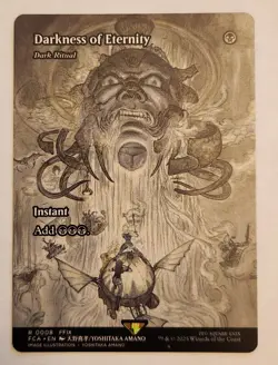 Darkness of Eternity Dark Ritual Final Fantasy #8 Rare Showcase NM+ - Image 1