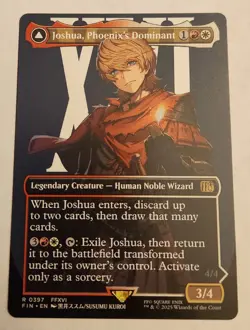 Joshua, Phoenix's Dominant FIN #397 Borderless Rare Regular NM+ - Image 1
