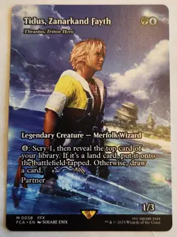 Tidus, Zanarkand Fayth - Thrasios, Triton Hero FCA #58 Showcase Mythic Regular+ - Image 1
