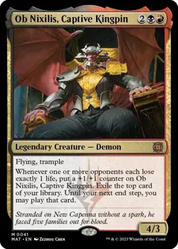 *foil* OB NIXILIS CAPTIVE KINGPIN 41 March of the Machines Aftermath MTG - Image 1