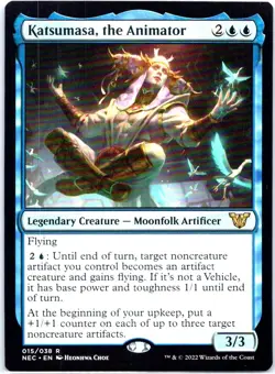 #15 Katsumasa, the Animator Commander: Kamigawa: Neon Dynasty Rare - Image 1
