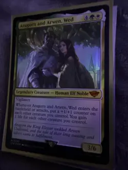 Aragorn and Arwen, Wed Universes Beyond: the Lord of the Rings Foil - Image 4