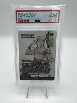 MTG Final Fantasy Bartz Klauser Showcase Through The Ages Foil PSA 10 - Image 1