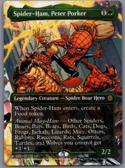 Spider-Ham, Peter Porker (Borderless) Marvel's Spider-Man Non-Foil - Image 1