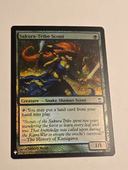 Sakura-Tribe Scout X1 FOIL The List Reprints MTG - Image 1