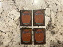 Red Elemental Blast x4 - Magic the Gathering Revised Red Elemental Blast Played - Image 2