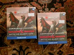 1x MTG Magic Commander Legends Battle for Baldur's Gate Prerelease Pack Kit New - Image 1