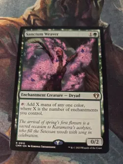 MTG - Sanctum Weaver - CMM 0910 - Commander Masters - Rare - Magic - Image 2