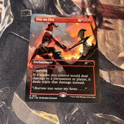 City On Fire X1 Mtg Secret Lair Nm Borderless - Image 1