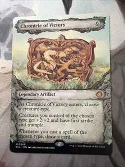 MTG - Chronicle of Victory - Showcase Mythic #346 - Lorwyn Eclipsed NM - Image 1