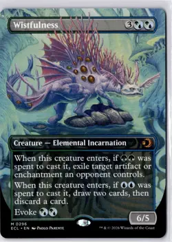 Wistfulness (Borderless) Lorwyn Eclipsed Regular NM M 0296 - Image 1