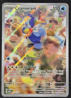 Cramorant 176/167 - Pokemon TCG Twilight Masquerade- Illustration Rare- NM - Image 1