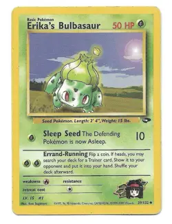 Erika's Bulbasaur 39/132 Gym Challenge Regular Vintage Pokemon TCG WoTC - Image 1