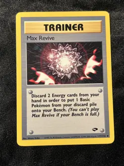 Max Revive 117/132 Gym Challenge Regular WOTC Vintage 2000 Pokemon TCG LP - Image 1