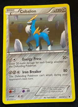 Pokemon - Cobalion - 84/101 - Holo Rare - Noble Victories LP - Image 1