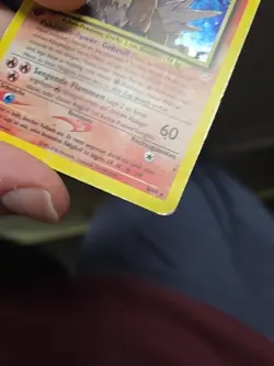 Entei 6/64 Holo Rare 1st Edition Neo Revelation Pokemon Geramn Damaged - Image 4