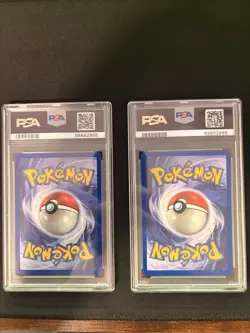 1999 Pokemon Jungle Eevee 1st Edition 51/64 + Jigglypuff 1st Edition 54/64 PSA 9 - Image 2